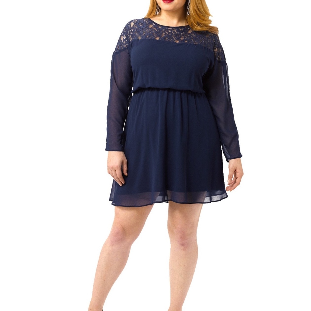 ASOS Curve Batwing Skater dress